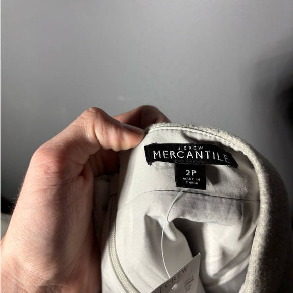 J.Crew Mercantile Pencil Skirt in Double-Serge Wool Womens Size 2P - Picture 4 of 6